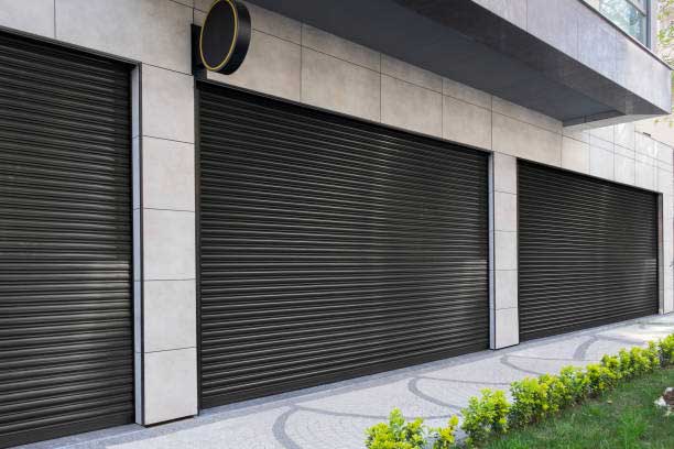 Sectional garage door In Marseille France